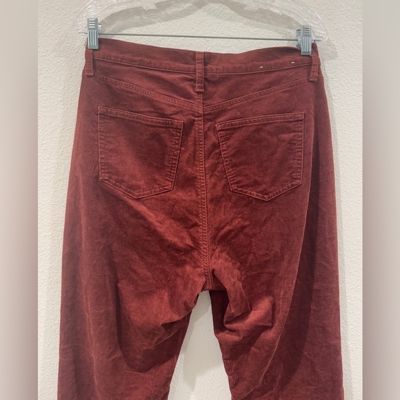 Uniqlo Brown Very High Rise Bootcut Corduroy Retro Cord Pants Size 10 - Picture 12 of 15